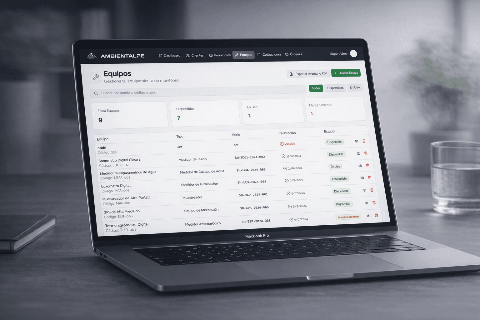 AmbientalPE — Sistema de gestión ambiental