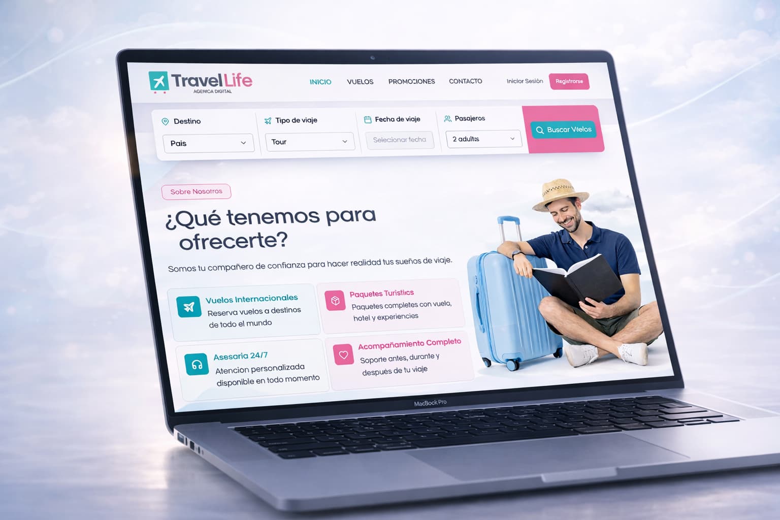 Travel Life — búsqueda de vuelos y promociones