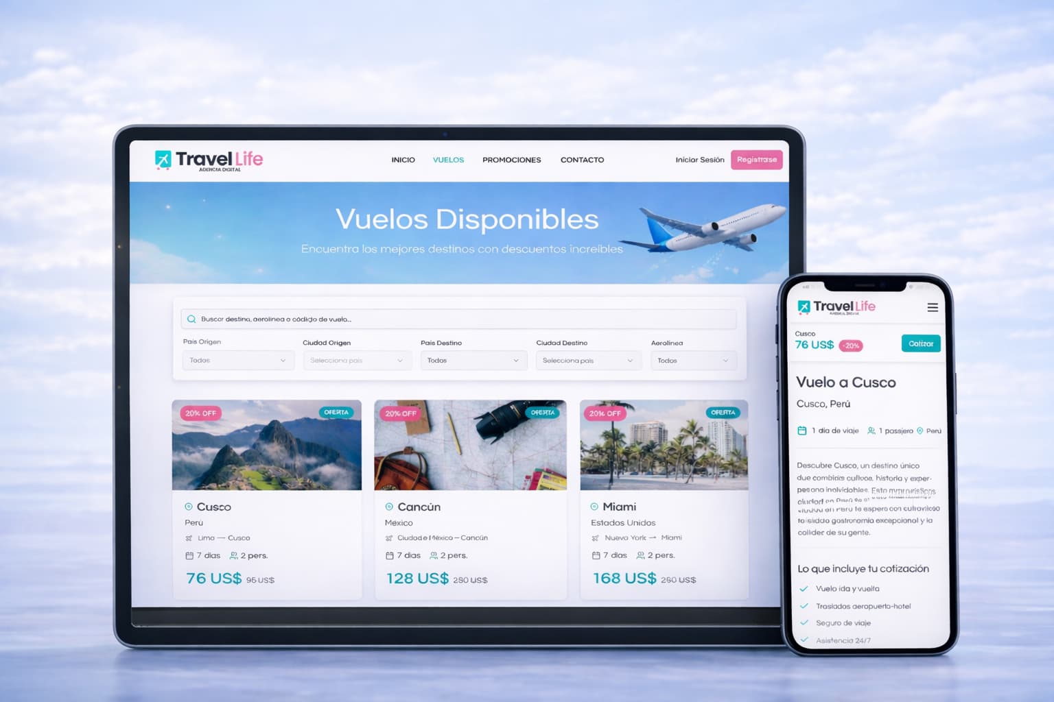 Travel Life — solicitud de cotización