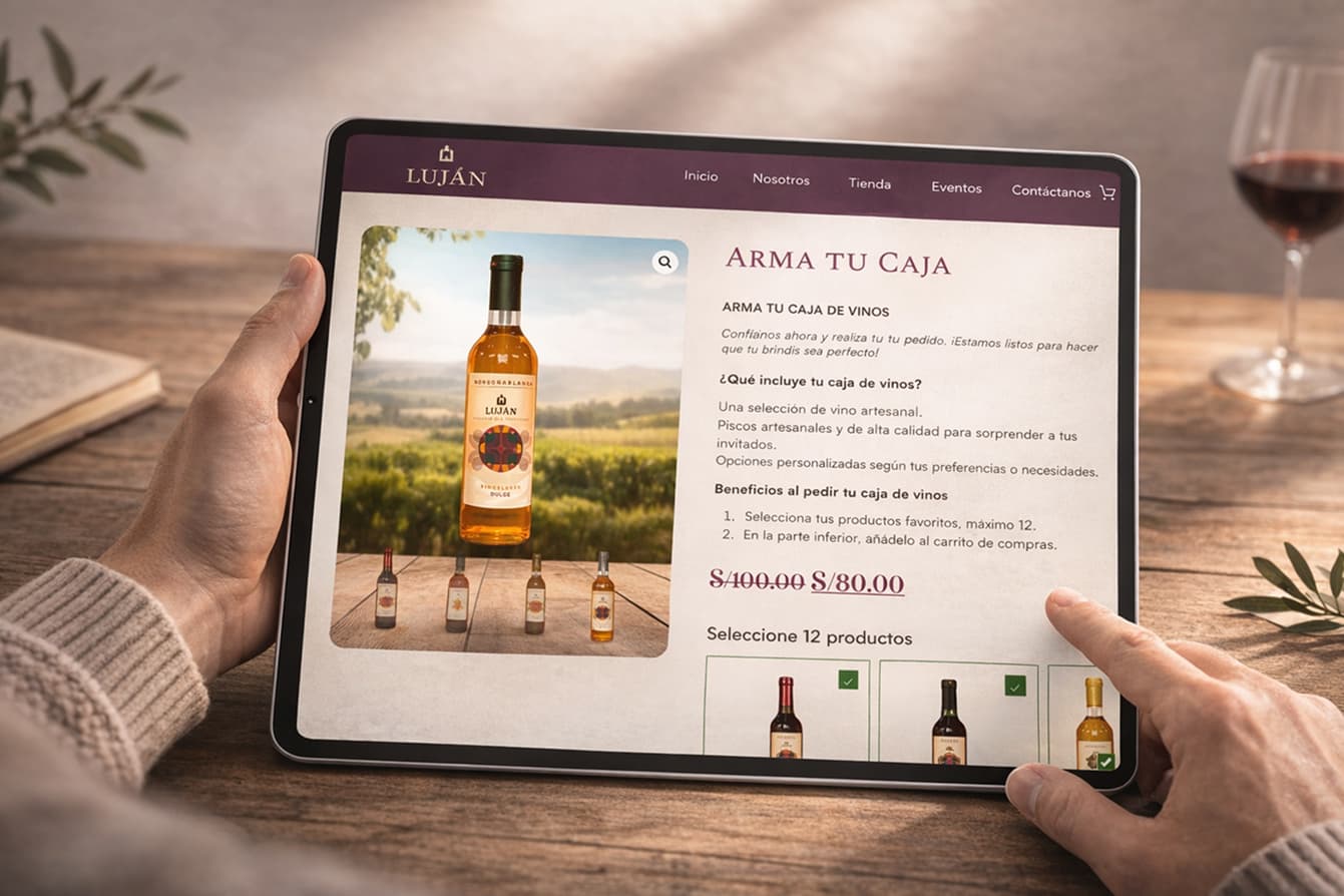 Vitivinícola Luján — catálogo de vinos y piscos