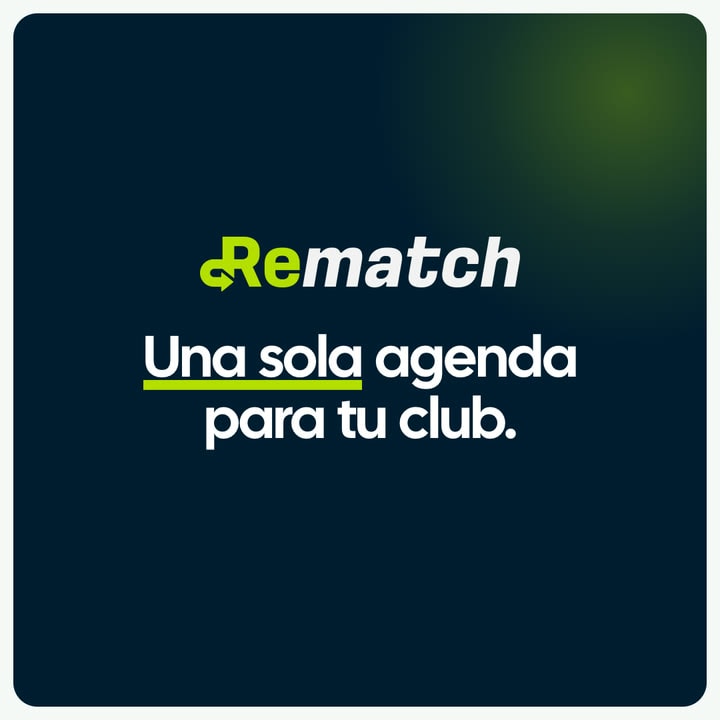 Video de 45 segundos de Rematch: una reserva de cancha desde el celular, la hora que se tacha para los demás, el pago verificado y la caja del día