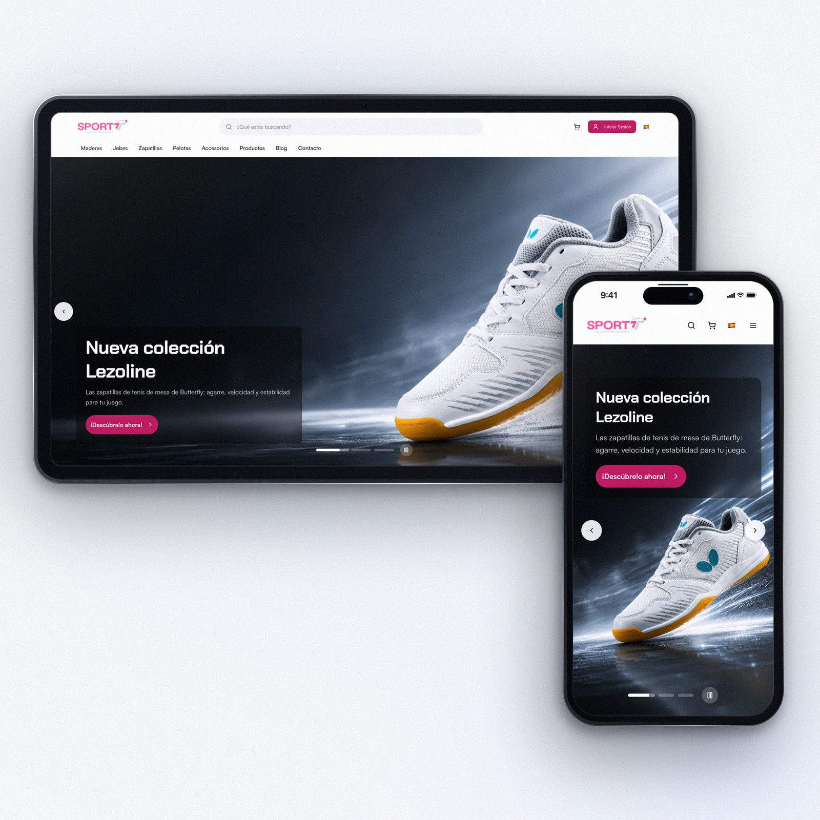 La tienda de Sportt en un monitor y en el celular: la nueva colección de zapatillas Lezoline