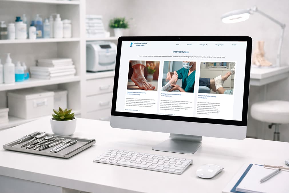 Podologie MTK — sección de servicios